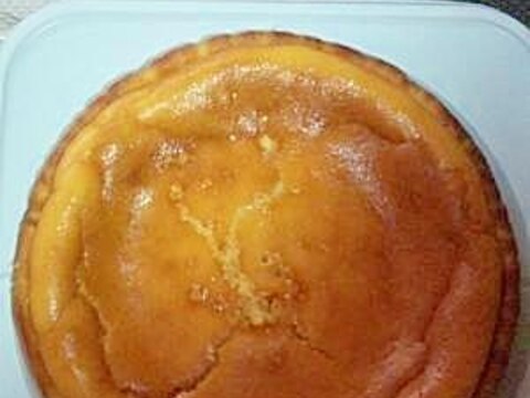 生クリーム不要チーズケーキ